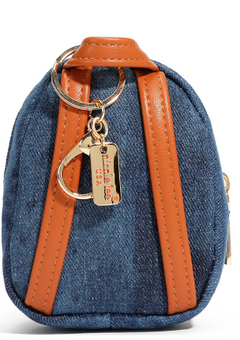 Denim Mini Coin Purse Keychain Hollywood Drive