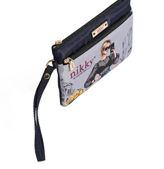 Cosmetic Zipper Pouch Urban Coffee Dream
