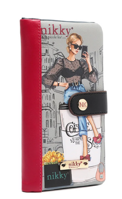 Bifold Zipper Wallet Urban Coffee Dream
