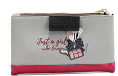 Bifold Zipper Wallet Urban Coffee Dream
