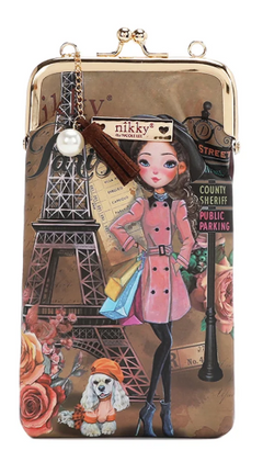 Nikky Kisslock Phone and Sunglass Purse Emily Goes to Paris