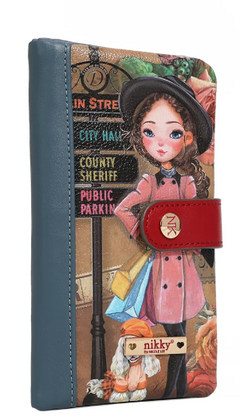 Bifold Zipper Wallet Emily Goes to Paris