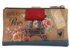 Bifold Zipper Wallet Emily Goes to Paris