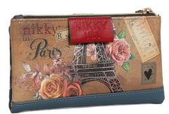 Bifold Zipper Wallet Emily Goes to Paris