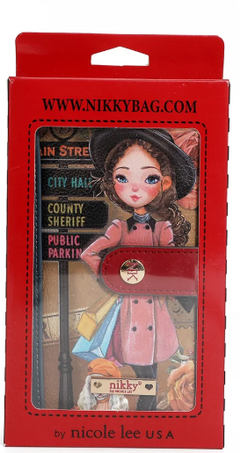 Bifold Zipper Wallet Emily Goes to Paris