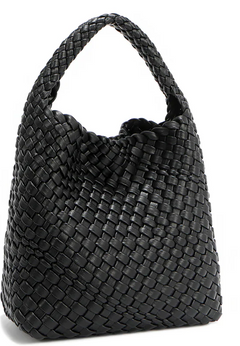 Juni Bag with Pouch Black Nodu Nadu