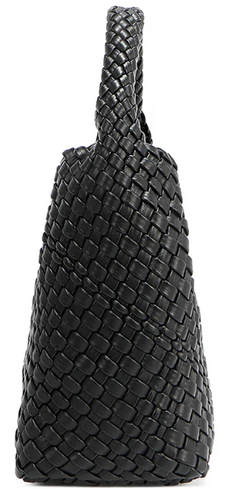 Juni Bag with Pouch Black Nodu Nadu