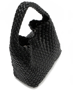 Juni Bag with Pouch Black Nodu Nadu