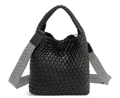 Juni Bag with Pouch Black Nodu Nadu