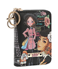Zip Accordion Card Holder Nikky Makes Friends