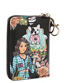 Zip Accordion Card Holder Nikky Makes Friends