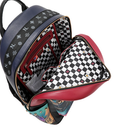 Large USB Fashion Backpack with Charging Port and Pouch Blind Date