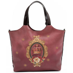 THE QUEEN TOTE WITH WRISTLET