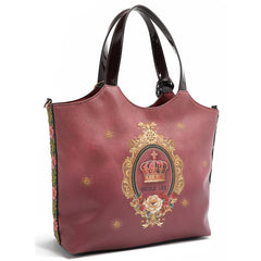 THE QUEEN TOTE WITH WRISTLET