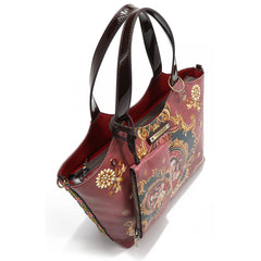 THE QUEEN TOTE WITH WRISTLET