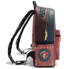 LARGE USB FASHION BACKPACK WITH CHARGING PORT AND POUCH