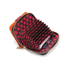 Billetera plegable con forma de corazón