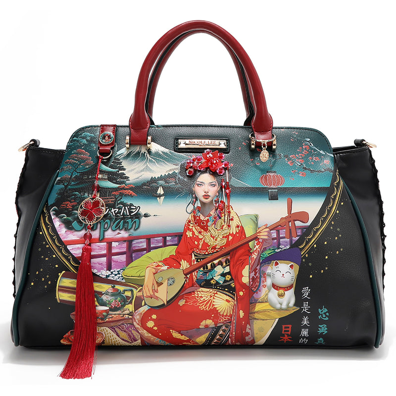 AKIKO LA BELLEZA WIDE HANDBAG