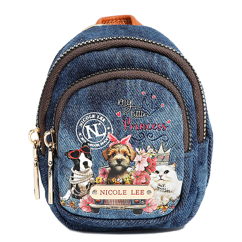 DENIM BACKPACK COIN PURSE