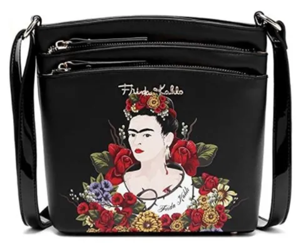 Frida Kahlo Crossbody Bag Multi Comparment