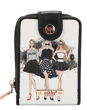 Nikky Compact Bi-Fold Wallet Trio