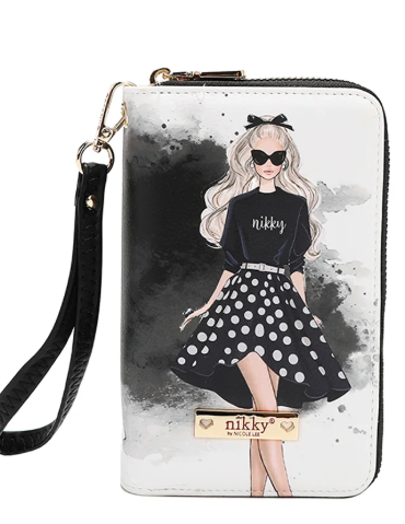Nikky Medium Double Zipper Wallet Trio