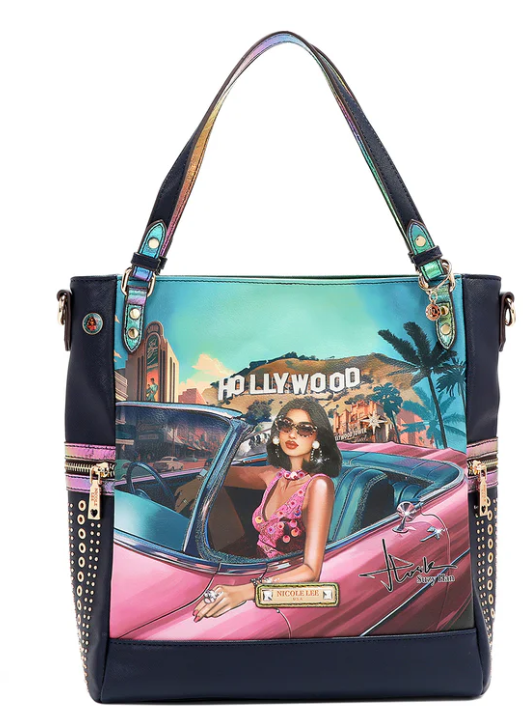 Hollywood Drive Large Tote Bag