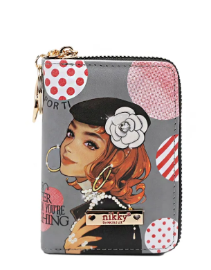 Zip Accordion Card Holder Ciega Por Ti