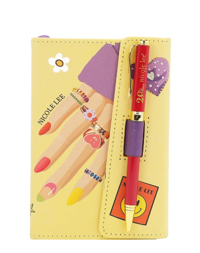 Monthly Planner with Pen Nail Polish