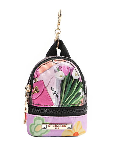 Mini Backpack Coinpurse Violet Blossom