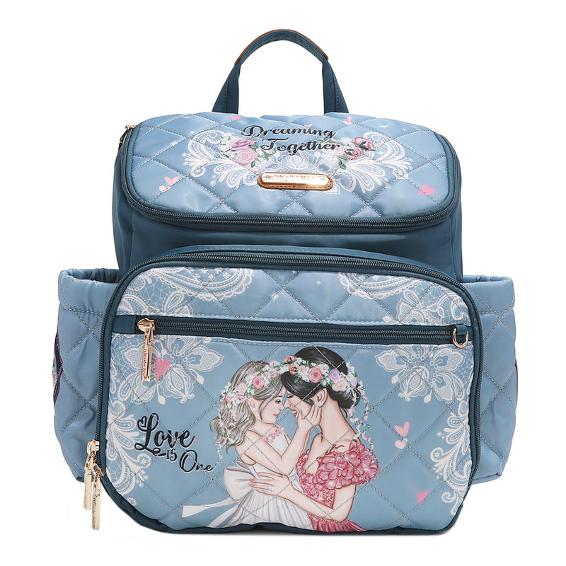 Bolsa de pañales con cambiador