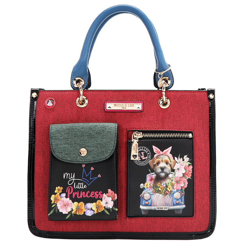 FAMILY YEARBOOK STRUCTURED HANDBAG