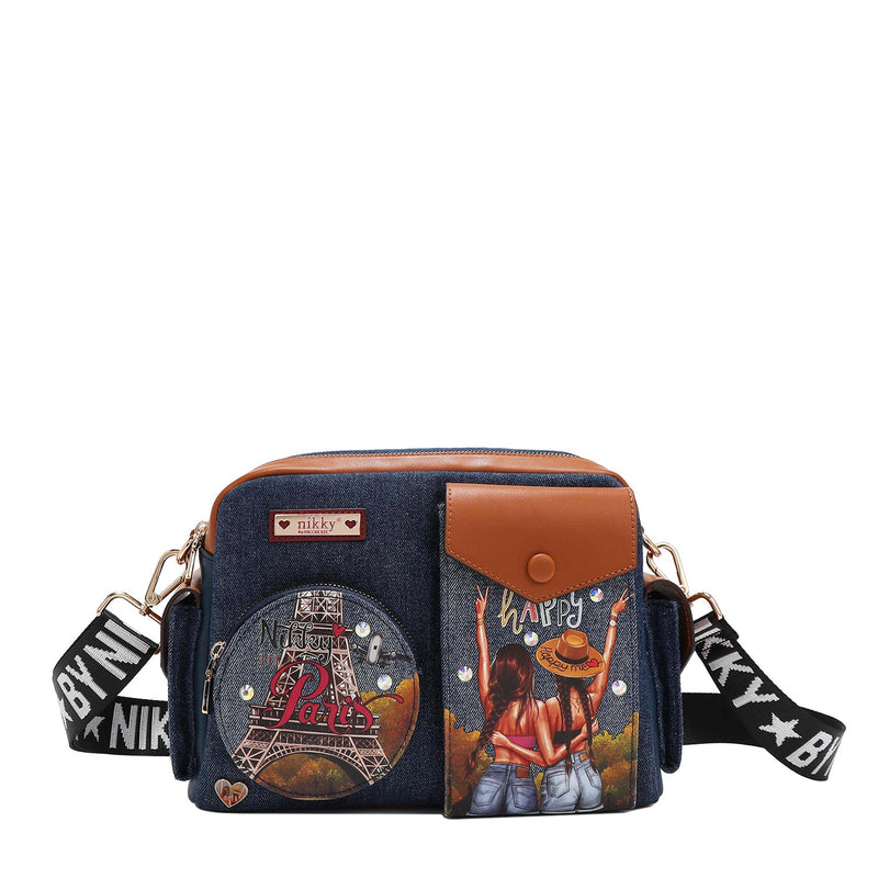 Bolso de mensajero de mezclilla