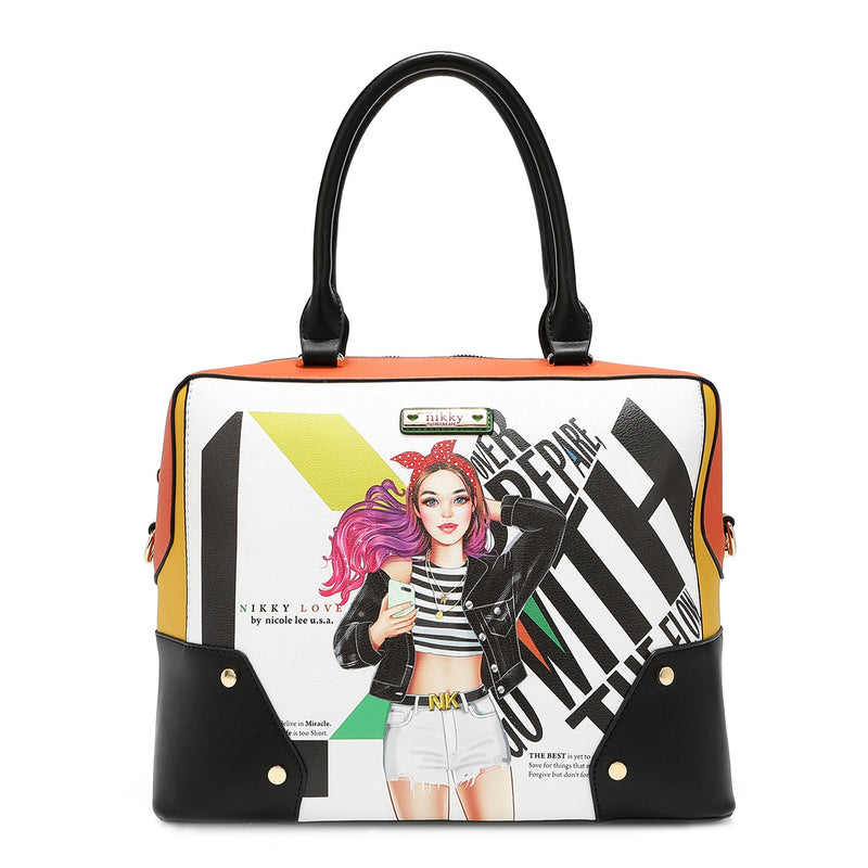 Bolso tipo cartera para chica universitaria
