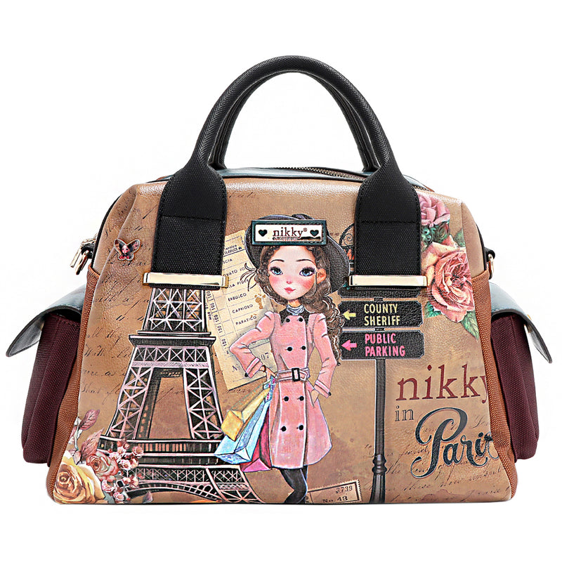 EMILY GOES PARIS BOSTON BAG