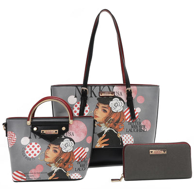 CIEGA POR TI 3 PIECE SET (TOTE, CROSSBODY, WALLET)