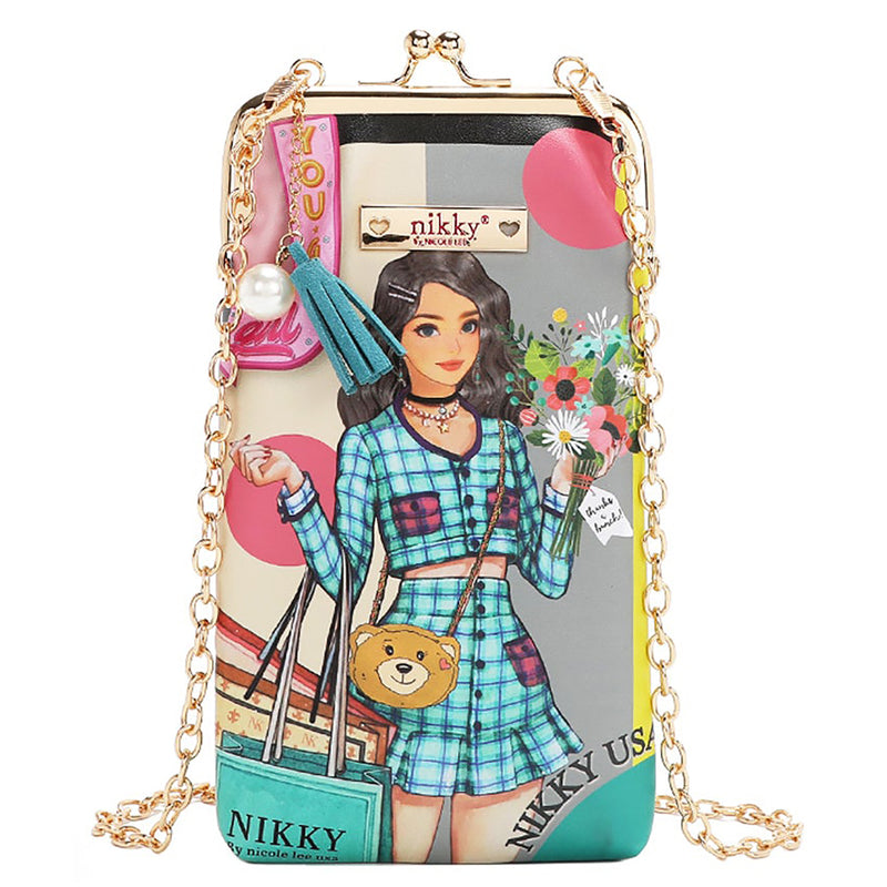 Teléfono y cartera Nikky Kisslock