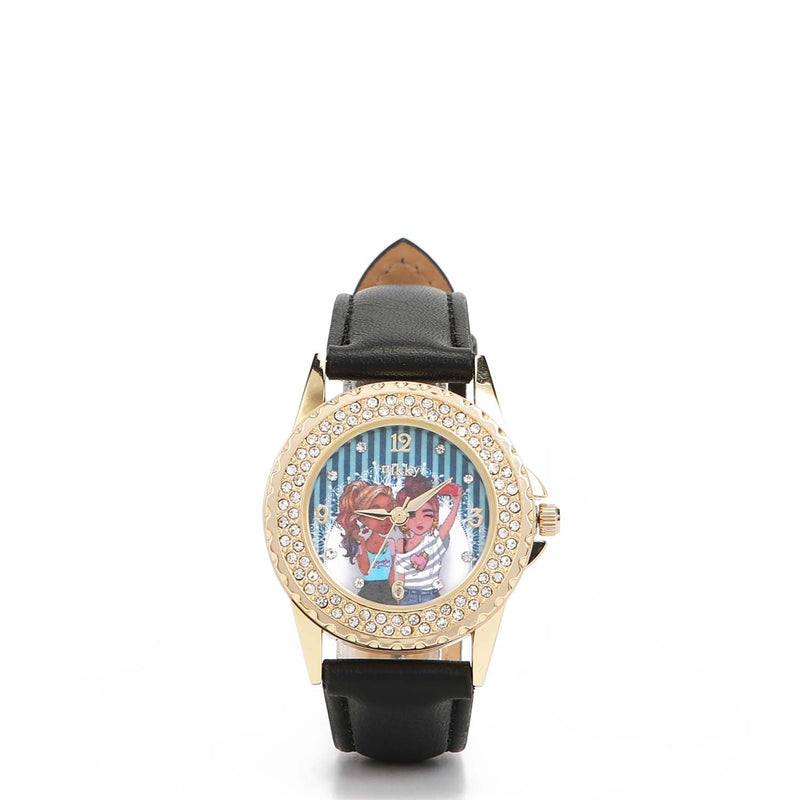 Reloj Sidney mediano con doble diamante