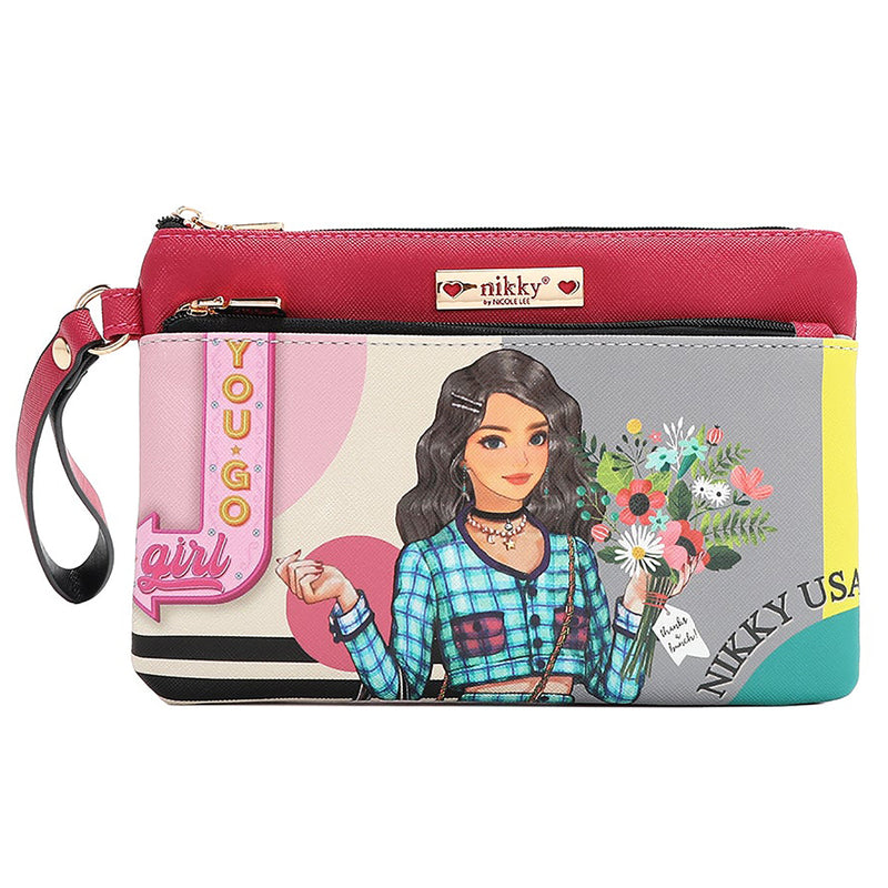 Bolsa de cosméticos con cremallera