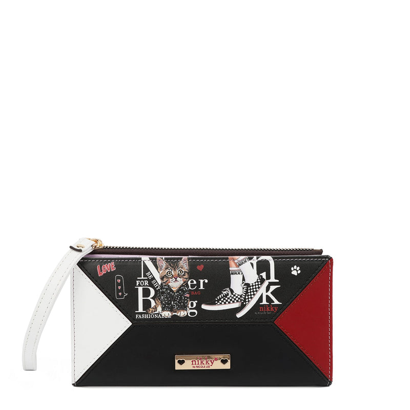 Cartera plegable larga Indy