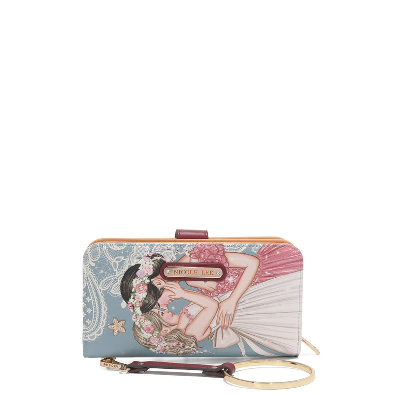 Cartera de muñeca plegable con la firma de Nicole Lee
