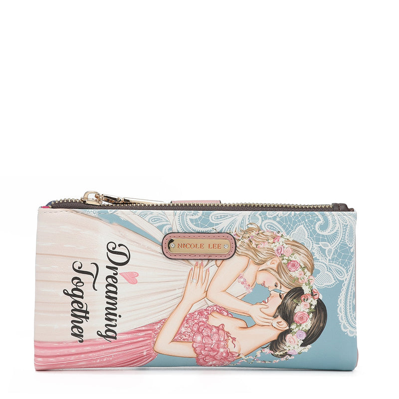 Cartera plegable de 2 piezas (bloqueo RFID)
