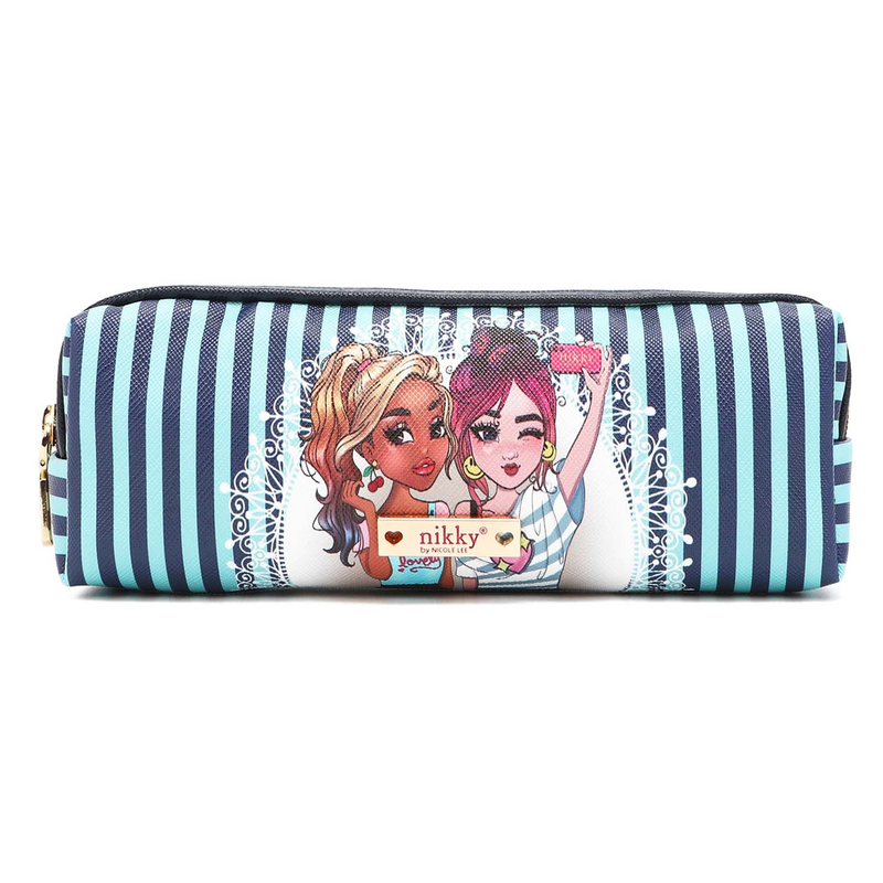 NIKKY BINDED SLIM COSMETIC POUCH