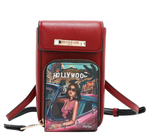 Flap Phone Case Crossbody Hollywood Drive
