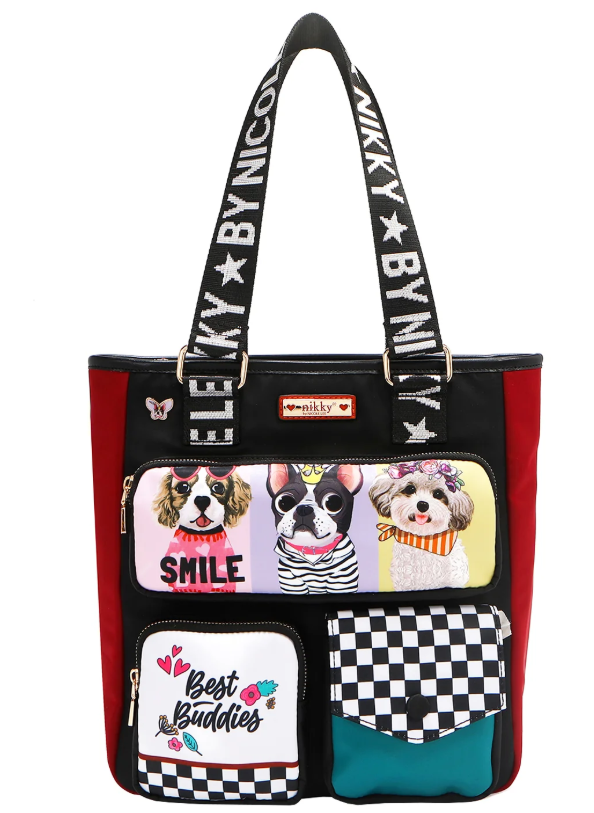 Best Buddies Multi-Pocket Tote Bags