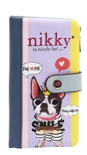 Bifold Zipper Wallet Nikky Best Buddies