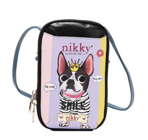 Nikky Zip Around Phone/Wallet Crossbody Bag Best Buddies