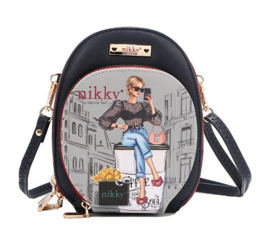 Nikky Multi Pocket Small Crossbody Urban Coffee Dream