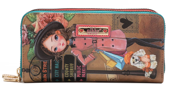Nikky Double Zipper Wallet V.2 Emily Goes to Paris