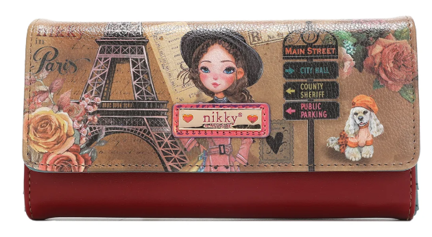 Nikky Trifold Wallet V.2 Emily Goes to Paris